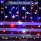 Red White and Blue Lights Outdoor, 32ft 100 LED Patriotic String Lights for 4th of July, Memorial Day, Independence Day Decor, 8 Modes Timer Waterproof Connectable